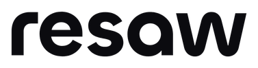 The resaw wordmark in black